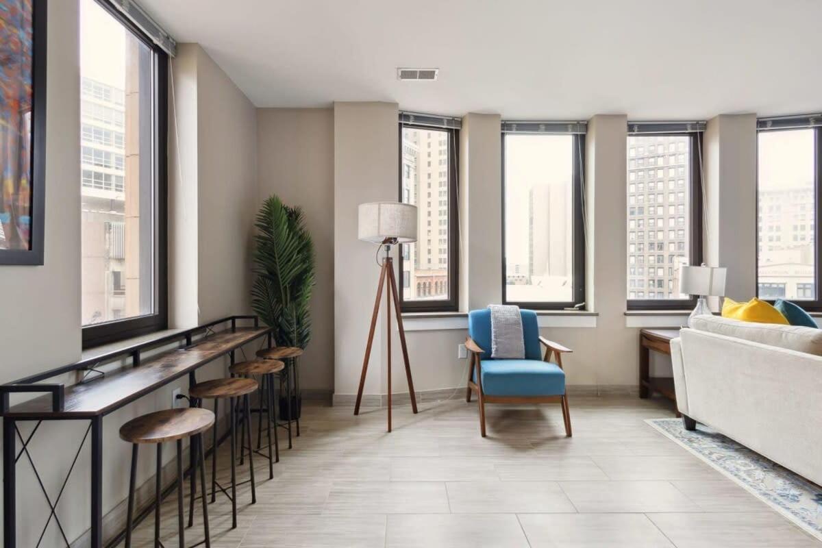 Ferienwohnung 2Br Downtown Luxury Getaway Detroit Exterior foto